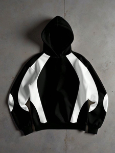 Sweat à capuche court personnalisé pour femme, impression UV, design tendance, manches longues, prix abordable, haute qualité, vente en gros - Product Image 2