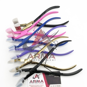 Professional Tape-in Hair <b>Extension</b> Pliers with Plastic & Stainless Steel <b>Micro</b> Link Strong Hold Tools For Commercial Use - Product Image 6