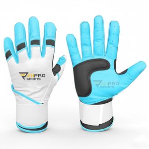 Guantes de Bateo de Béisbol de Cuero Premium con Puño Largo, Guantes de Bateo de Softbol, Guantes de Bateo para Deportes - Product Image 6