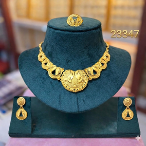 Juego de Joyería de Moda Estilo Vintage Chapado en Oro de 24K para Mujer, Envío Inmediato, Mejor Compra 2024, Fabricante Maharashtra - Product Image 3