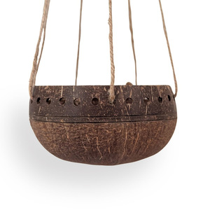 Plant holder <b>pot</b> <b>stand</b> outdoor indoor flower <b>pots</b> for sale sustainable coconut shell planter - Product Image 3