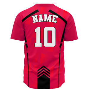 Camisetas de Béisbol Personalizadas al por Mayor de Alta Calidad, Camisetas de Béisbol con Botones y Logotipo Personalizado por Sublimación - Product Image 2