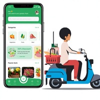 Aplicación Móvil Inteligente para Entrega de Comestibles con Sincronización Automatizada de Inventario, Sistema de Pago Rápido e Infraestructura Empresarial Basada en la Nube