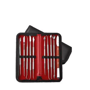 10PCS Stainless Steel Manual Dental Waxing Instruments Set Metal <b>Clay</b> Sculpting Pottery <b>Sculpture</b> Tools Wax Carving Tools - Product Image 2