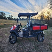 Kubota RTV-X1140 Véhicule utilitaire agricole robuste 4x4 électrique manuel 4 temps 250cc certifié EPA EEC, couple durable de 200-400 Nm