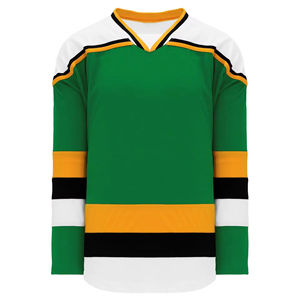 Maillot de hockey sur glace REHPRO SPORTS à col en V pour hommes, respirant, avec numéro imprimé, motif uni, uniforme en polyester - Product Image 3