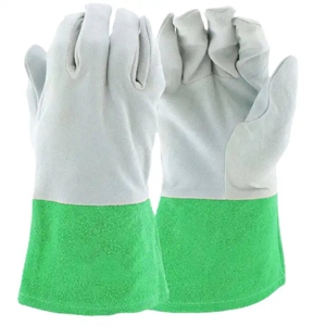 Vêtements de travail réfléchissants de sécurité, gants en cuir de vachette de qualité supérieure pour la lutte contre les incendies, le barbecue, la soudure - Product Image 4