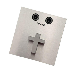 Cortador de Disco en Forma de Cruz de Alta Calidad, Punzón Único de 25mm, Troquel para Fabricación de Joyas, Herramientas de Acero Inoxidable para Hacer Medallones - Product Image 1