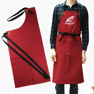 Delantal de Carpintero Ajustable de Algodón Resistente con Correa Cruzada y Bolsa para Herramientas, Uniforme de Trabajo con Color Personalizado para Personal de Restaurantes y Bares - Product Image 6