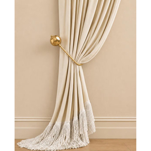 Attache-rideau en métal en forme de U, noir, style rustique, design durable pour accessoires de décoration de fenêtre, attaches-rideaux faits à la main - Product Image 6