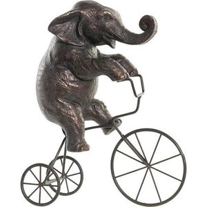 Antique Finish Metal Elephant Sculpture For Traditional Home <b>Decoration</b> And Luxury Interior Display Setup - Product Image 2