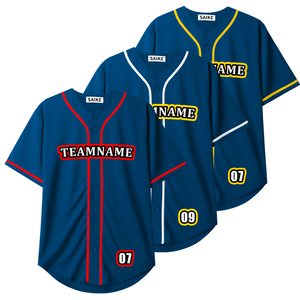 CUICHANG Wholesale Workout Clothing Lightweight 100% Cotton <b>Custom</b> 3D Printing Sports Pullover Baseball Jersey <b>Softball</b> Wear - Product Image 3