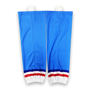 Blue <b>Knee</b> <b>High</b> Leg Warmers Solid Color Breathable Spandex Polyester Basketball Adult Regular Fit Summer Sport <b>Socks</b> - Product Image 2