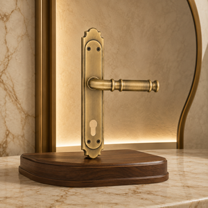 Premium MODE Brass Mortice <b>Door</b> Handle Matte Brush Antique Finish Heavy Duty Lever Handle Kitchen Home Office Residential - Product Image 3
