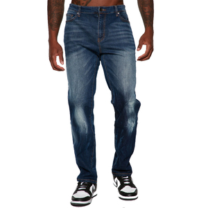 Jeans pour hommes de haute qualité, fabriqués directement en usine, sur mesure, style streetwear, pantalon de jogging, jeans stretch skinny pour hommes - Product Image 1