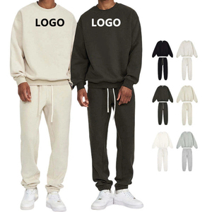 2 Piece <b>Set</b> Custom Logo Vintage Fleece Acid Washed Hoodie and Jogger Heavyweight Streetwear Tracksuit Hoodie and <b>Sweatpants</b> <b>Sets</b> - Product Image 5