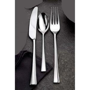 Couverts en argent de haute qualité en acier inoxydable au design unique, ensemble de couverts au look moderne pour mariage, restaurant, maison - Product Image 1