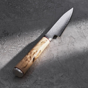 Cuchillos de Chef con Mango de Madera Blanca, Hoja de Acero Inoxidable con Patrón Damasco, Cuchillos Profesionales de Cocina para Cortar y Rebanar Carne - Product Image 4