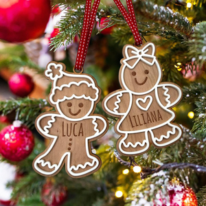 Personalized Wooden Reindeer <b>Christmas</b> <b>Ornament</b> <b>First</b> <b>Christmas</b> 2021 Cartoon Style Decor - Product Image 4