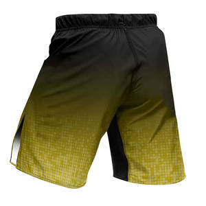 Shorts de grappling MMA pour hommes, coupe classique, polyester/coton, séchage rapide, légers, vêtements de performance pour le Jiu Jitsu, la lutte et l'entraînement - Product Image 2