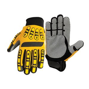 Gants mécaniques en cuir synthétique de qualité supérieure avec logo personnalisé, antidérapants, résistants à la chaleur, durables pour les activités de plein air - Product Image 1