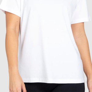 Camiseta Personalizada de Alta Calidad para Mujer, 100% Algodón, Cuello en V, Secado Rápido, Antiarrugas, Transpirable, Deportiva, Informal, con Estampado para Verano - Product Image 5