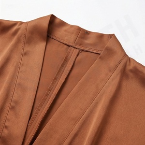 Nouvelle Abaya Soyeuse Caftan de Soirée pour Femme, Robe à Manches Chauve-Souris, Robe de Prière, Vêtement Modeste pour Ramadan et Aïd, Qualité Supérieure - Product Image 4