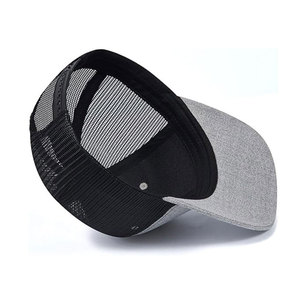 Casquettes Snapback Unisexe Personnalisables en Maille à 6 Panneaux, Ajustables, Couleur Unie Décontractée, Visière Plate, Logo Personnalisé, Chapeaux Snapback d'Été - Product Image 6