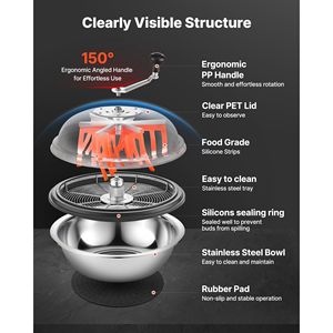 Trimmer Manuale per Foglie e Germogli da 16 Pollici con Lame Affilate in Acciaio Inossidabile per Taglio a Secco e Umido, Attrezzo da Giardino - Product Image 3