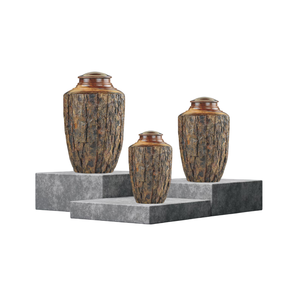 Urne funéraire artisanale de haute qualité en bois de manguier massif pour cendres humaines adultes, urnes commémoratives traditionnelles sculptées à la main - Product Image 2
