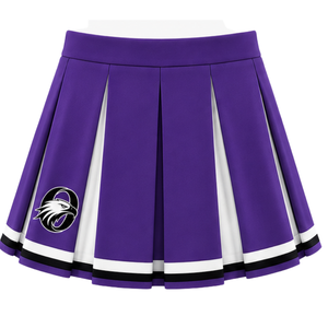 Ensemble d'uniforme de cheerleading violet : Crop top et jupe plissée pour compétition de danse d'équipe, tenue de performance sportive - Product Image 5