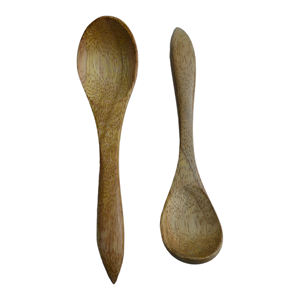 Cuillère de cuisine en bois au design industriel, finition polie, idéale pour l'intérieur et la vaisselle de cuisine - Product Image 6