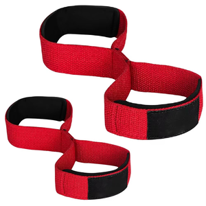 Nuevas correas de levantamiento de pesas en forma de 8 de nailon para mujer Best Geo Brother Co, de alta elasticidad, ligeras, con cierre a presión y personalizables para la muñeca. - Product Image 3