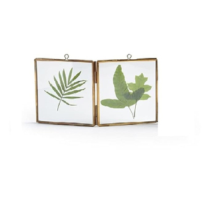 Top Rated Factory Price Clear Glass Wall <b>Mount</b> Hanging <b>Photo</b> <b>Frame</b> Brass Border Gold Finished Home Office Decorative Wall - Product Image 4