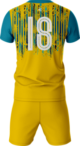 เสื้อฟุตบอลราคาส่ง คุณภาพดี ระบายอากาศ แห้งเร็ว ผลิตจากโพลีเอสเตอร์ 100% สำหรับผู้ใหญ่และเด็ก เหมาะสำหรับฝึกซ้อม - Product Image 6