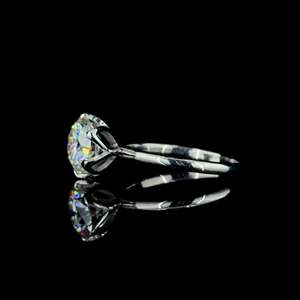 Anillo de Diamantes de Plata de Ley 925 de Fabricación India para Uso Diario, Celebraciones y Promociones, Disponible para Exportación - Product Image 2