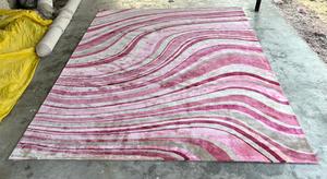 Alfombra Moderna Personalizable de Lana, Hecha a Mano, Abstracta, Lavable, con Bucle, para Sala de Estar o Dormitorio, Opciones de Tamaño y Color, para Ejercicio - Product Image 4