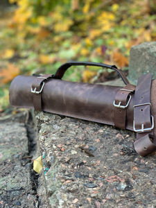 Bolsa de Herramientas Profesional de Alta Calidad, en Tendencia, de Cuero Genuino, Organizador de Cuchillos, LKR-0325, Gran Venta - Product Image 2