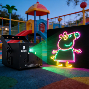 Luz Láser Profesional para Escenarios Interiores, 3W-10W RGB, Animación, Bluetooth, APP, DMX, ILDA, Espectáculo Láser para Clubes y Fiestas - Product Image 1