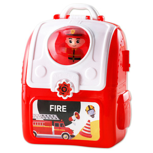 OXFORD Unisex Toddler Adventure Fire Station Building <b>Block</b> Play Set Educational Age +3yrs Made in Korea Plastic ABS Toys - Product Image 4