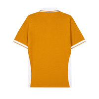Polo piqué à manches courtes de haute qualité pour homme, logo personnalisable, séchage rapide, contraste de couleurs, col et poignets côtelés.