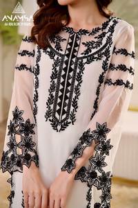 Summer Comfort Best Quality Ready to Wear AFGHAN Special Beautiful Embroidery Work Party Wear Indian Cloth - Product Image 2