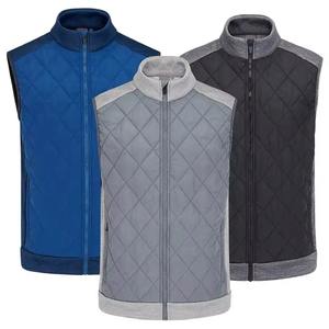 Chaleco de poliéster y algodón para hombre, talla grande, con cierre de cremallera, chaleco acolchado - Product Image 3