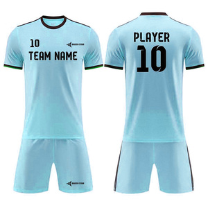 DAIZEN STAR Custom Team Name Soccer Jersey Set Short Sleeve Crew Neck Sublimated Geometric Print Moisture Wicking 100% Polyester - Product Image 6