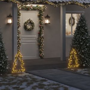 Guirnalda de Luces Navideñas de PVC en Color Blanco Cálido, Negro y Verde, Decoración Festiva para el Hogar - Product Image 1
