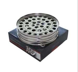 PREMIUM STAINLESS STEEL SINGLE TRAY HOLY COMMUNION SET 40 CUPS COVER <b>MIRROR</b> FINISH STABLE-BOTTOM RING DISHWASHER SAFE DELUXE - Product Image 6