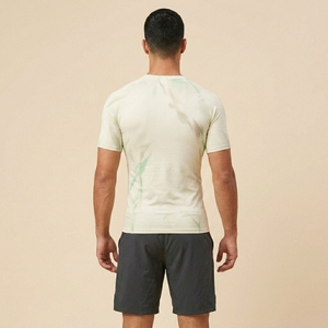 OEM Custom <b>Mens</b> Half Sleeve Compression Fitness Shirt <b>Stretch</b> Athletic Gym Workout Performance Apparel - Product Image 2