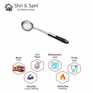 Cucharón de acero inoxidable definitivo, utensilio Premium para servir y verter - Product Image 5