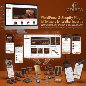 Logiciel IA pour WordPress et Shopify : Plugin pour la conception de sites web de l'industrie du cuir, applications mobiles Android/iOS, logiciel IA ERP CRM e-commerce - Product Image 3