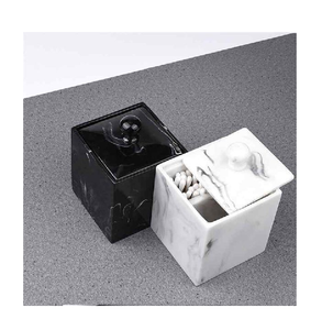 Marble Jewelry Box Custom Logo Jewelry Pack Box Hot Selling <b>Sale</b> Custom 2 Pieces Marble Jewelry Boxes - Product Image 3